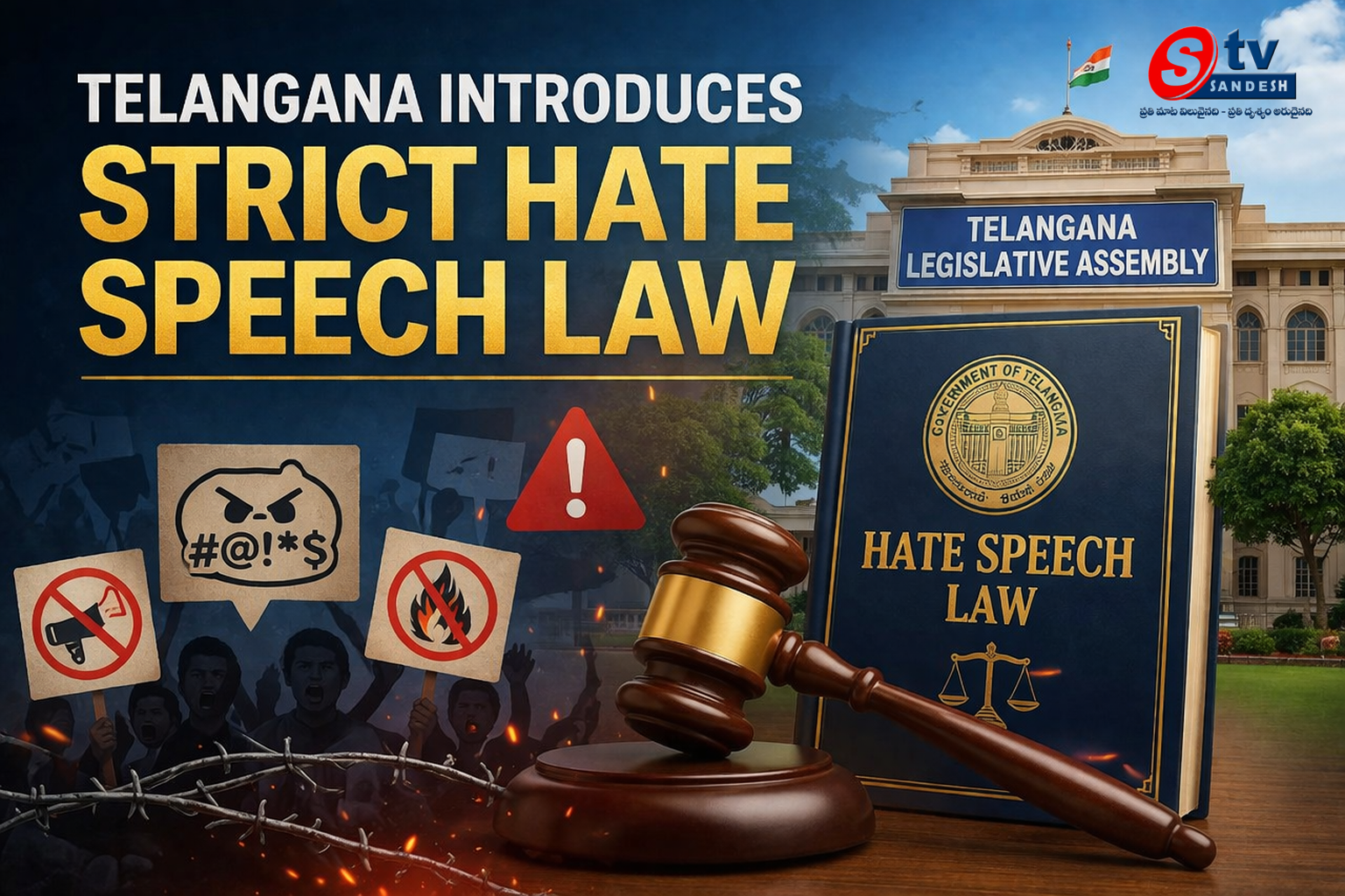 హేట్ స్పీచ్‌పై తెలంగాణ సర్కార్ ఉక్కుపాదం: కొత్త చట్టం తెచ్చిన రేవంత్ ప్రభుత్వం.. 10 ఏళ్ల వరకు జైలు శిక్ష!